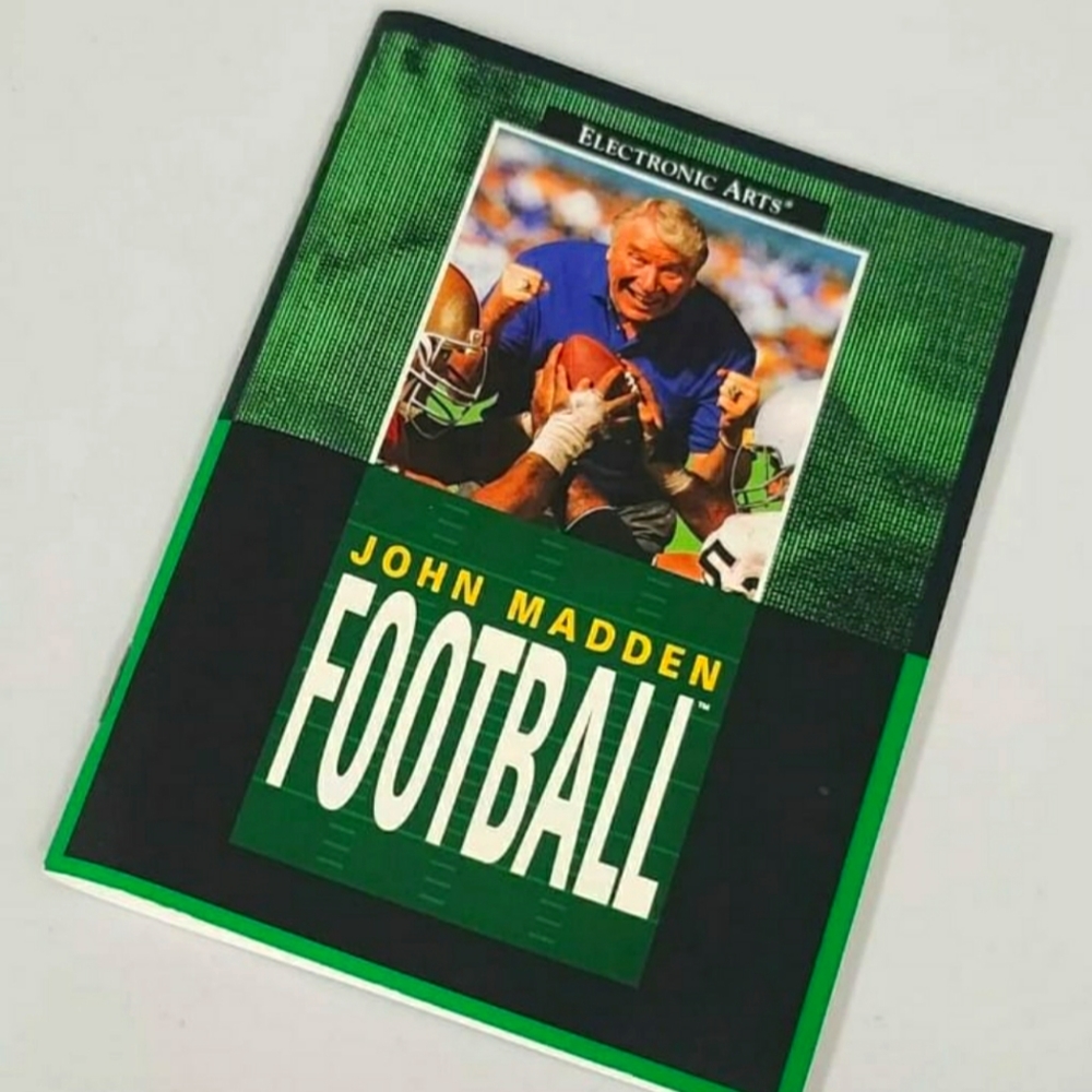 1990 Original John Madden Sega Genesis Game